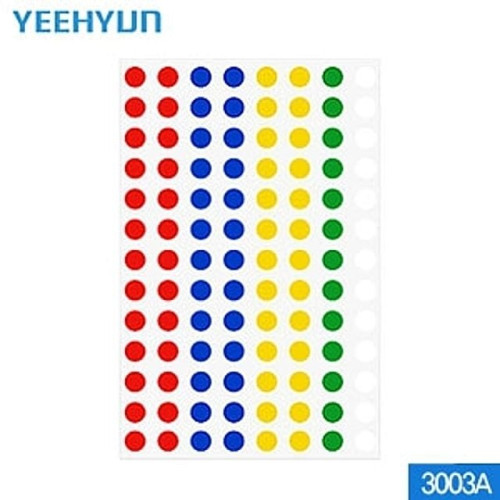 칼라분류라벨(견출지) 15개묶음 3003A