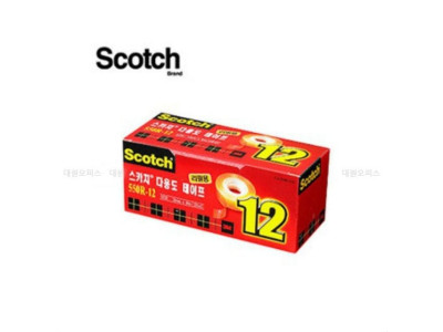 3M 스카치 다용도테이프 리필 550R (18mmx30m) 12개입