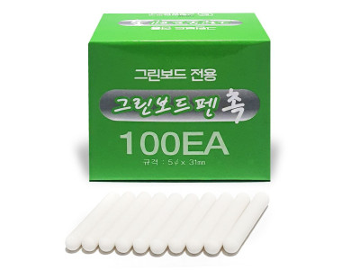 그린보드 펜촉(1갑 100개입/물백묵)