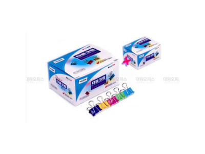 WHASHIN 칼라 더블크립 대大 30입