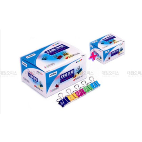 WHASHIN 칼라 더블크립 대大 30입