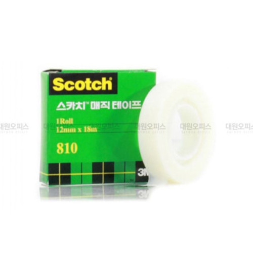 3M 매직테이프 리필 810R 18mmx32m