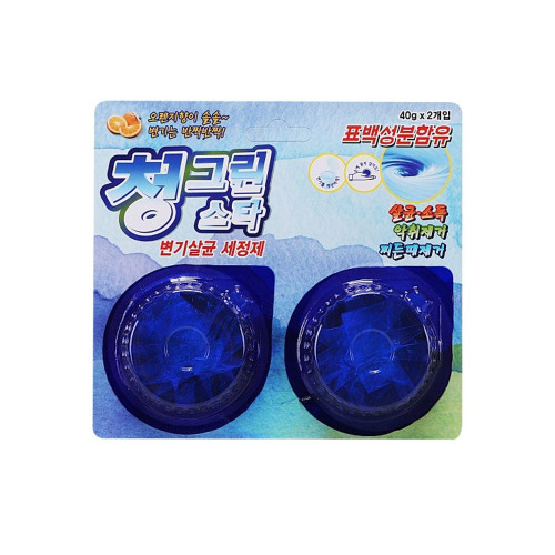 2P 청그린 변기세정제(40g)