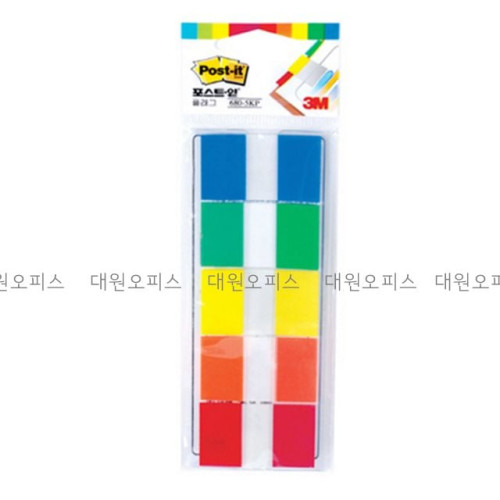 포스트잇 플래그 25x44mm 패키지 680-5KP