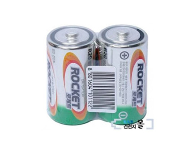 로케트 망간 R14/CM-2SP(C 1.5V)-2알