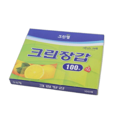 위생장갑 일회용 크린랩 비닐장갑 주방용품 100매