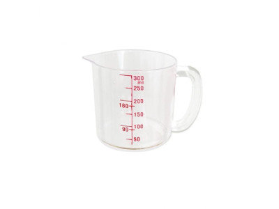 눈금 플라스틱눈금컵 300ml핸들계량컵 눈금컵 핸들 300ml