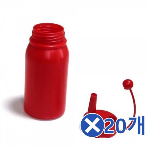 심플 케챱병-중x20개 업소용소스통 소스용기 기름병