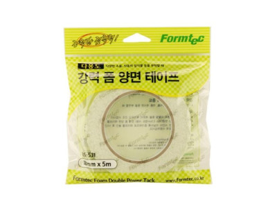 폼양면테이프 BS-531 18mmx5M 폼텍