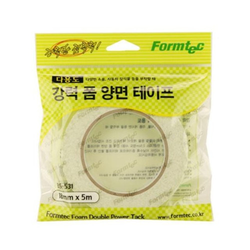 폼양면테이프 BS-531 18mmx5M 폼텍