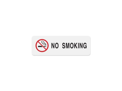 NO SMOKING 180x60x2