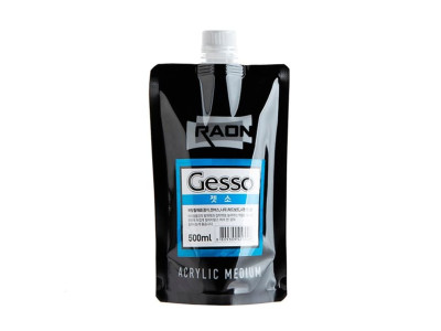 라온 젯소 500ml 파우치 용기