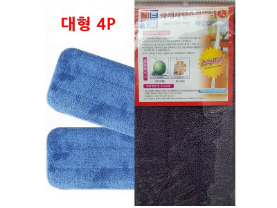 극세사밀대패드리필_62cm 4P 밀대걸레 물걸레리필