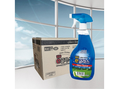 대용량 유리세정제 업소 가정 유리세정제600ml 12개입
