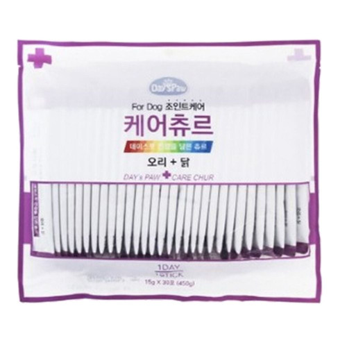 애견 관절관리 오리 닭고기 30개입 1P 대용량 습식