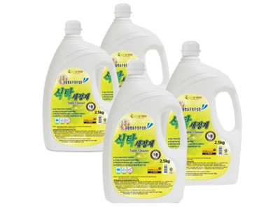 식탁세정제 2.5L 4개 자몽향 다목적 탈취 끈적임없이