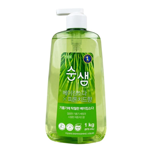 순샘 베이킹소다 피톤치드향 1kg 주방세제 (974ml)-O