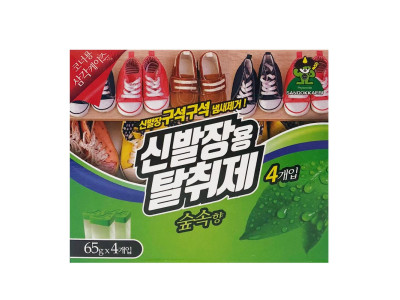산도깨비 신발장용탈취제 숲속향65g 4p냄새제거 방향제