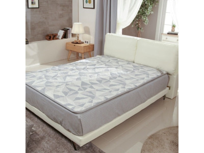 한일의료기(주) 온열토퍼 우리황토 그레이캐슬 싱글