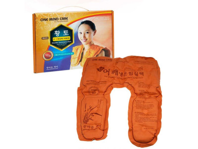황토 냉온 찜질팩 어깨전용 면 냉찜질 온찜질 어깨