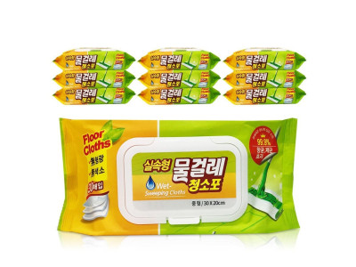 30매 청소 실속형 고급형 중형 청소포 물티슈 물걸레청소포