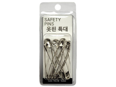 안전하고 견고한 의류수선 특대사이즈 옷핀 53mm