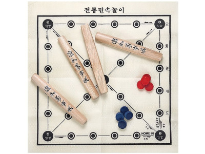 윷놀이 세트 (프리미어)-단품 원목 박달나무 명절 선물 윷세트 전통 민속 놀이