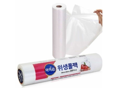 롤백 200매 대 30x40 위생비닐봉투 일회용비닐팩 식품