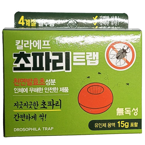 지긋지긋한 초파리 간편하게 싹 초파리 유인트랩 15g