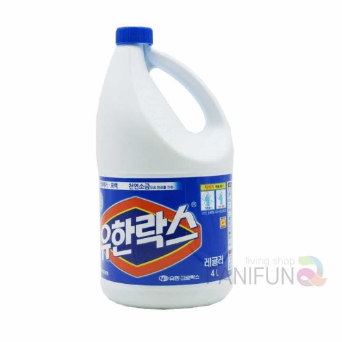 유한락스 레귤러 4L 락스살균 청소락스 주방락스 화장실청소락스 욕실락스