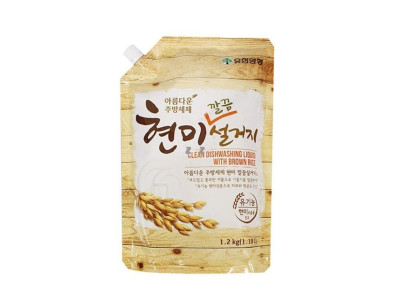 설거지세제 유한 현미 깔끔 현미세제 유한세제 1.2kg주방세제
