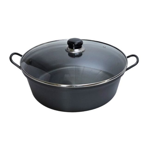 경질 국수 냄비 32cm (뚜껑O) 찌개 전골 깊은냄비