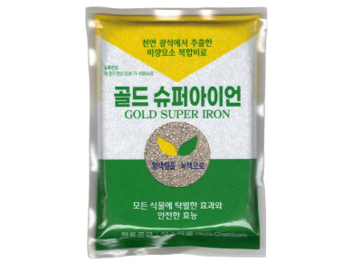 골드 슈퍼아이언 120g 미량요소 복합비료 천연미네랄