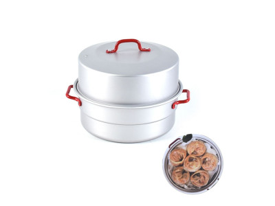 해산물 육류 만두 알루미늄 찜기 18cm