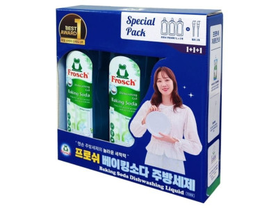 프로쉬 베이킹소다 주방세제 스페셜팩 1L 3개 펌프 2개