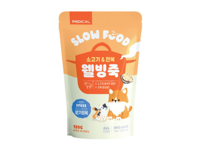 웰빙죽 소고기 전복 120gX12개 강아지 고양이 영양식