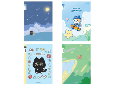 좁은칸일기장 초등 일기장 랜덤 3-6 초등일기장 A