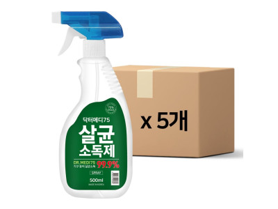 닥터메디75 살균소독제 500mlx5개 에탄올75%