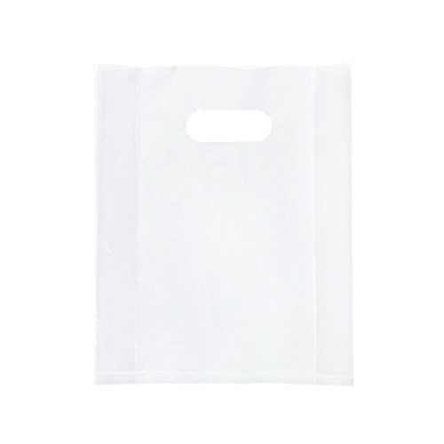 투명 무지 타공 PE 손잡이 봉투 M형 200X250mm 50매