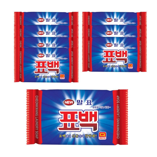 말표 세탁 빨래비누 표백비누 240gx8개