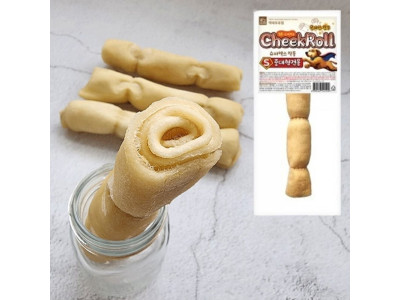 강아지 먹태 우유껌 칙롤 S 50g 1P 중대형견 치석