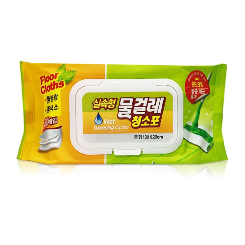 물걸레청소포 30매 중형 실속형 바닥청소티슈 밀대