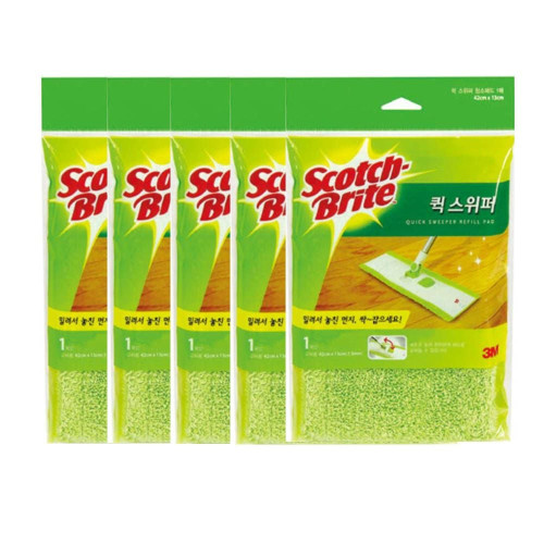 3M 청소포 퀵스위퍼 막대걸레 리필패드 5매