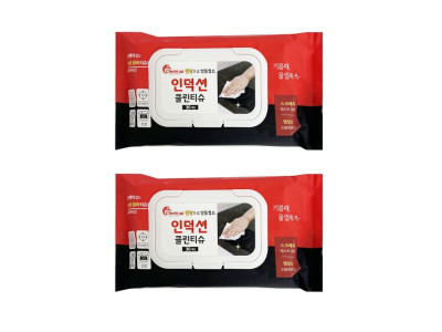 인덕션 오븐 크린티슈 60매 물얼룩 찌든때 기름때