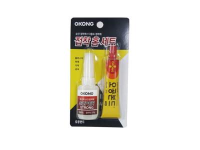 순간 접착홈세트 X420 20G+ 601T 30ML 오공