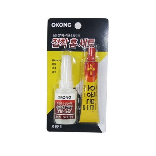 순간 접착홈세트 X420 20G+ 601T 30ML 오공