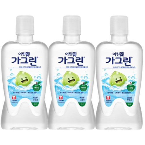 어린이가그린 아동 가글 사과맛 380ml x 3개
