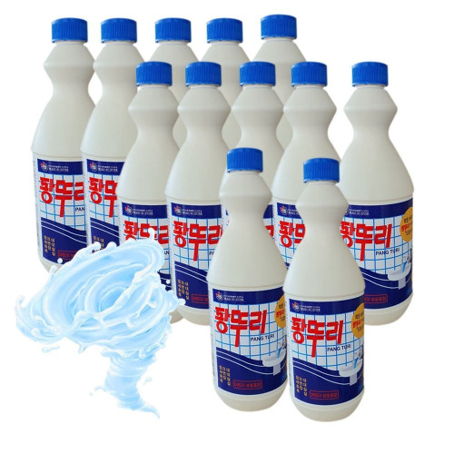 배관막힐때 변기막힘 배수관 막힘 1리터 12개입