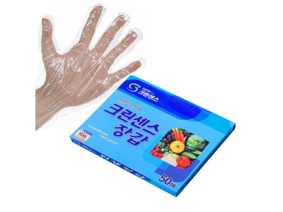 B크린센스 위생장갑 일회용 비닐장갑 50매