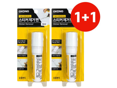오공 스티커제거펜 1+1 낙서제거제 자국 리무버 유성